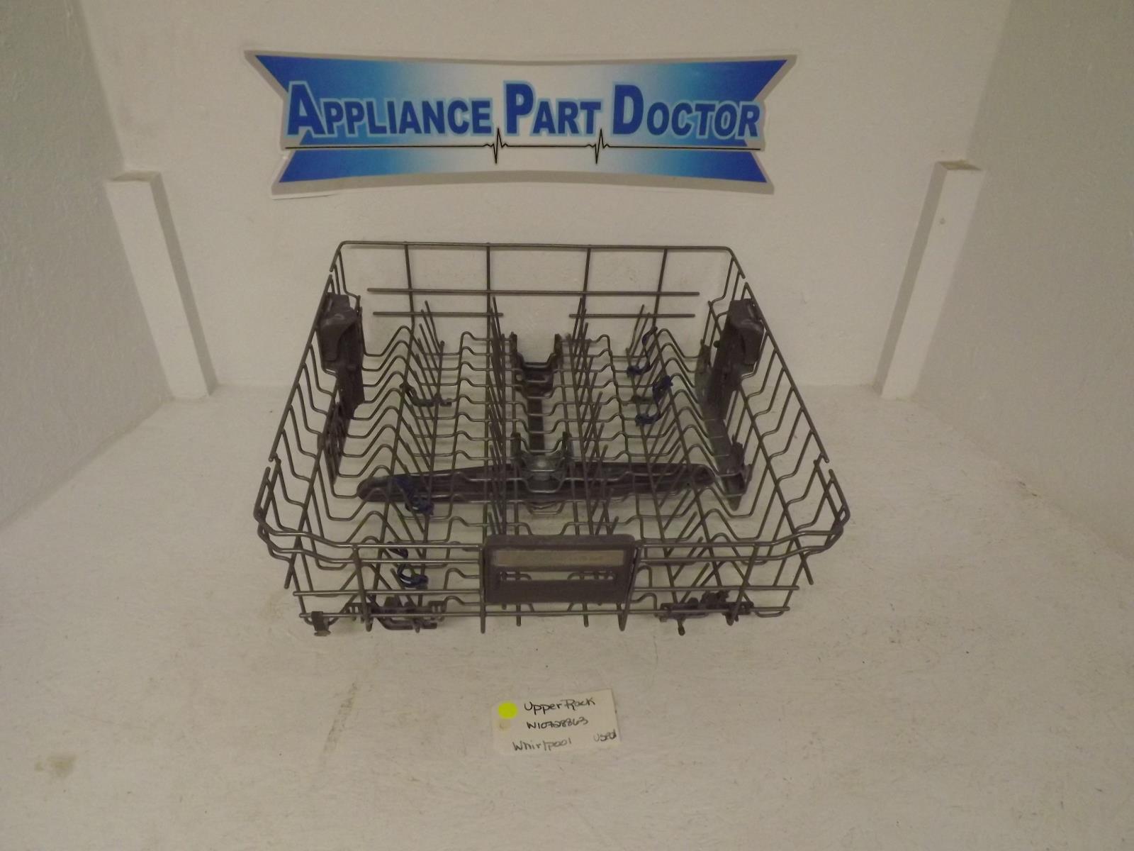 Whirlpool Dishwasher W10728863 Upper Rack Used Whirlpool Dishwasher W10728863 Upper Rack Used